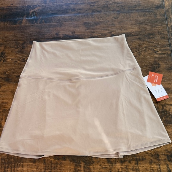 Isobel Dresses & Skirts - NWT Isabel Beige Maternity Skirt with Built in Shorts Size Large